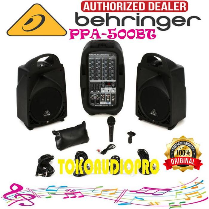 Behringer Ppa500bt Behringer Europort Pa System Behringer Ppa500bt