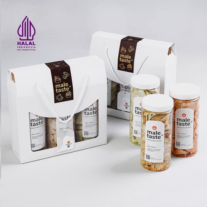 Gambar Hampers Premium Basreng Bandung - Oleh oleh Bandung - maletaste - Isi 3 Toples dari maletaste.id undefined Tokopedia