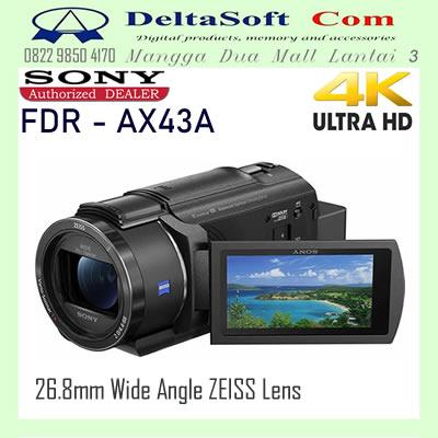 Gambar Sony FDR-AX43A UHD 4K Handycam Camcorder AX43 - Sony FDR-AX43A dari DeltaSoft Com undefined Tokopedia