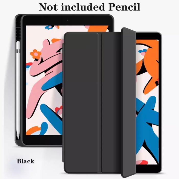 Gambar Smart Case iPad Air 5 2022 M1 Air 4 2020 10.9 Silikon With Slot Pencil - Black dari Clik&Pick undefined Tokopedia