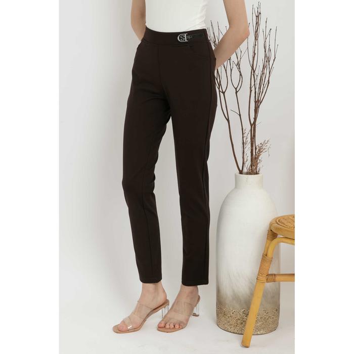 Gambar *Ready Stok* 2023 - Celana Kaos Panjang 803 (JS) - Cokelat Tua, L dari Sisters Fashion Group undefined Tokopedia