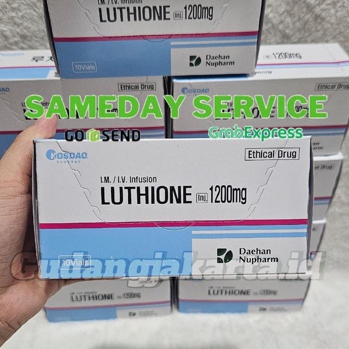 Jual Luthione 600mg 1200mg Original | Ecer dan Box - 600mg 1 Vial - Kota  Administrasi Jakarta Timur - Gudangjakarta.id | Tokopedia