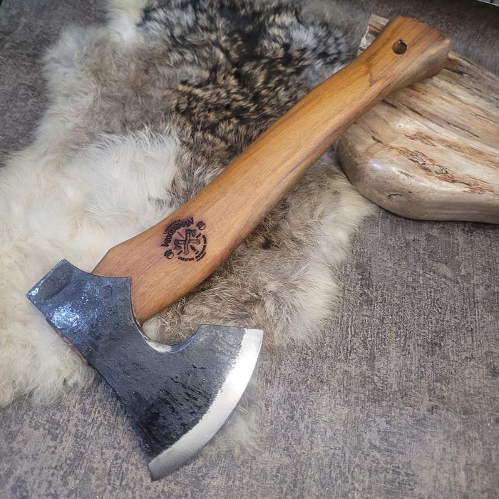 Gambar kampak bushcraft UL viking axe klasik survival outdoor hunting dari Indonesian woodsman undefined Tokopedia