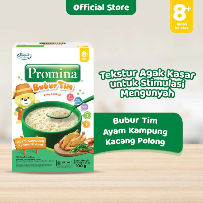 Gambar Promina Bubur Ayam Kampung Kacang Polong 100 gr dari anakpedia undefined Tokopedia