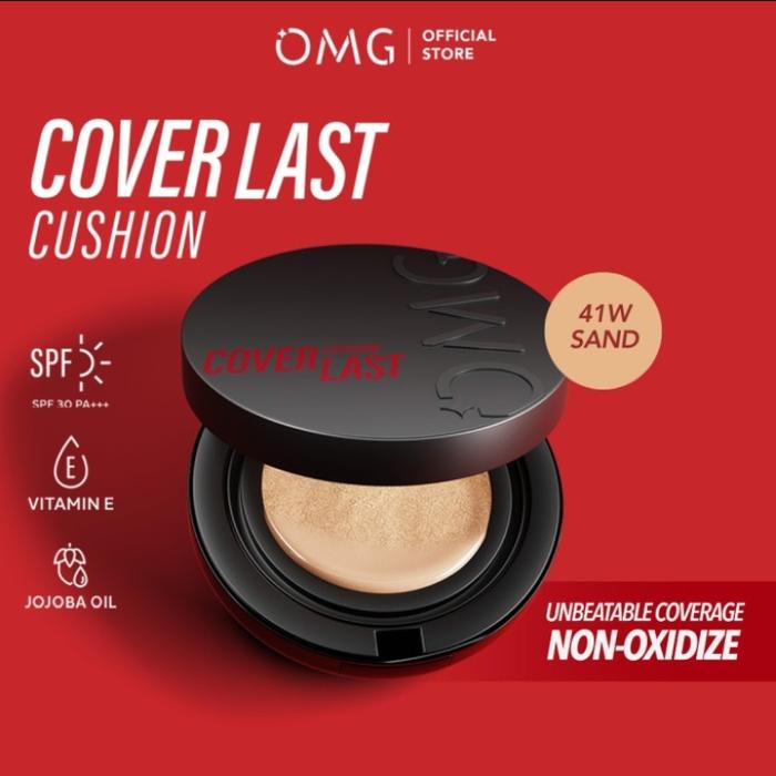 Gambar OMG Oh My Glam Coverlast Cushion 15gr - 41w Sand dari Shaqueena Cosmetics Bandung undefined Tokopedia