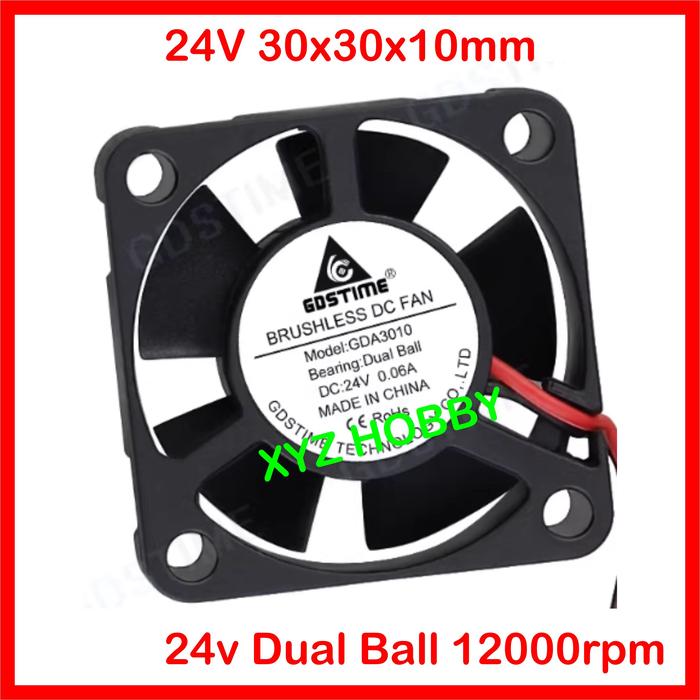 Ventola Centrifuga GDSTIME 12032 DC 24V – 120x120x32 Mm, Doppio Cuscinetto A Sfera