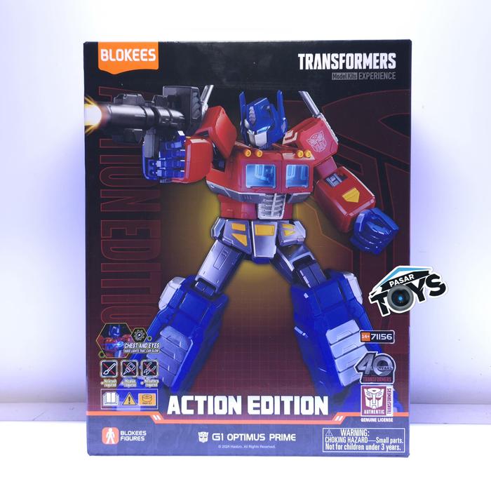 Gambar Blokees Figures Transformers Action Edition G1 Optimus Prime Model Kits 40 Years dari PasarToys undefined Tokopedia