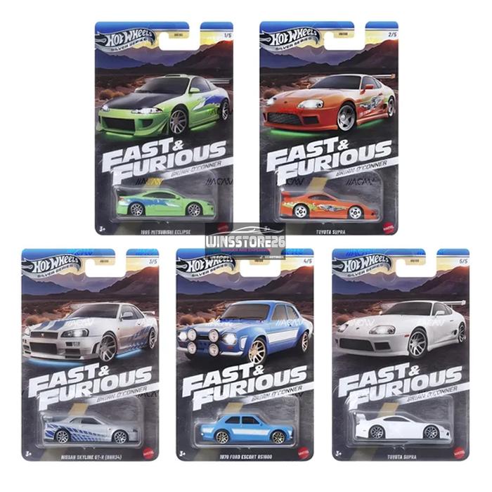 Hotwheels Fast Furious 2025 - Brian O'Conner - ice charger Reg