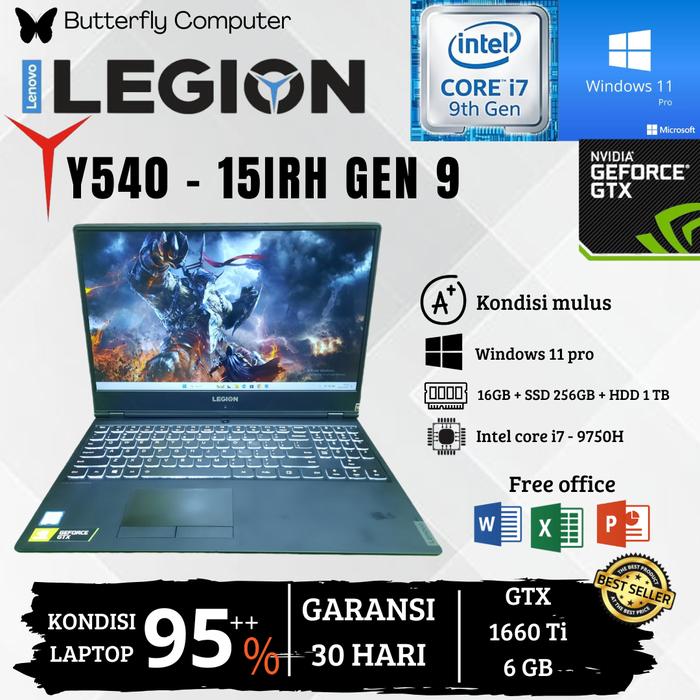 Legion Gtx 1660 Promo Laptop GAMING Lenovo LEGION Y540