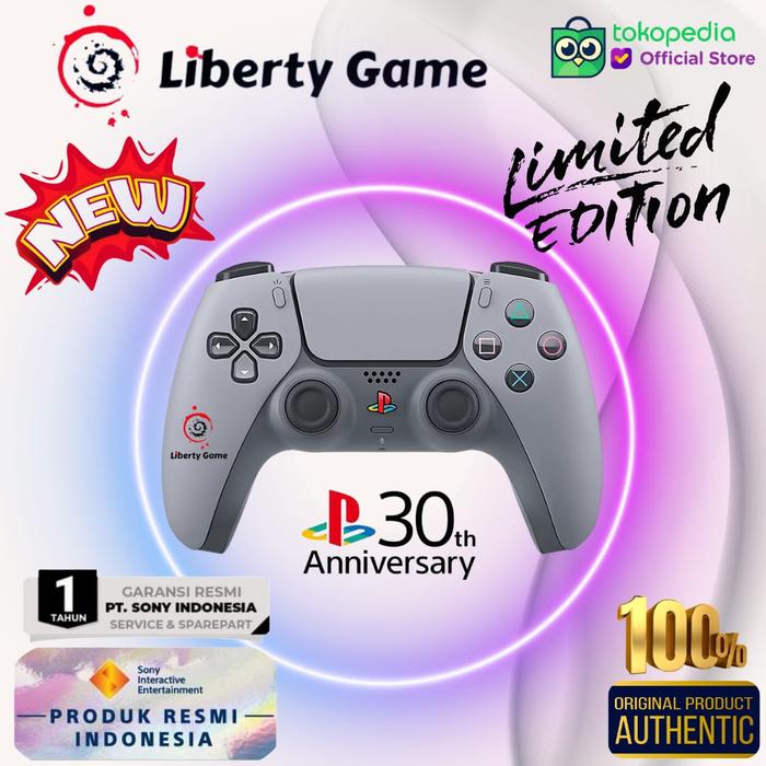 Gambar Sony PlayStation 5 Dualsense Dual Sense Stik Stick Joystick Controller Wireless PS5 30th Anniversary Limited Edition Garansi Resmi 1 Tahun Sony Indonesia - Sony Indonesia dari Liberty Game Store undefined Tokopedia