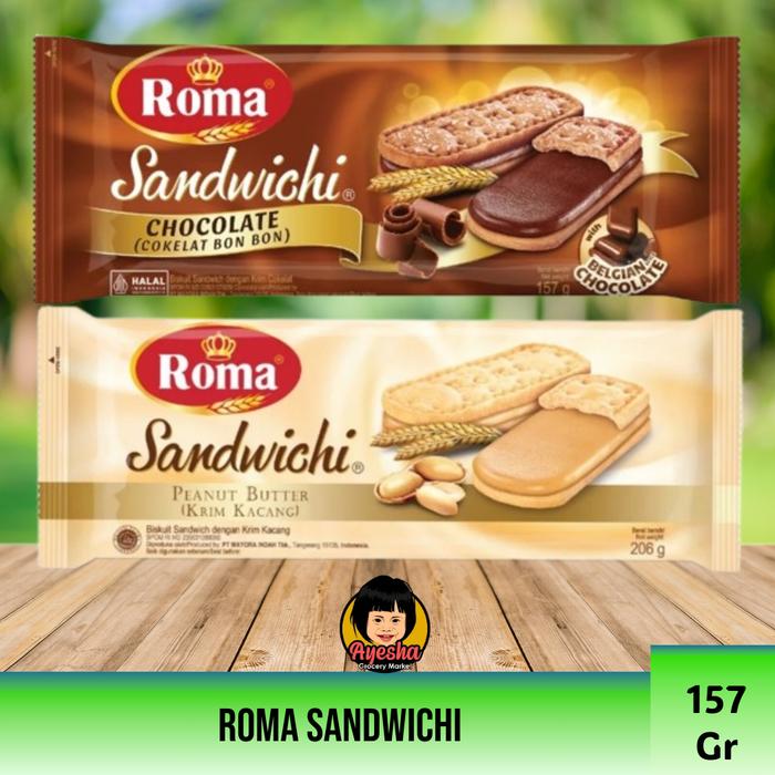 Gambar roma sandwich 216 gr - Coklat dari Toko Ayesha Balikpapan undefined Tokopedia