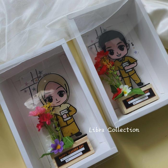 Gambar GIFT KADO HARI GURU BUKET TEACHERS DAY - Model Bunga #2, Guru Non Hijab dari LIBRA COLLECTION_NEW undefined 5 Tokopedia
