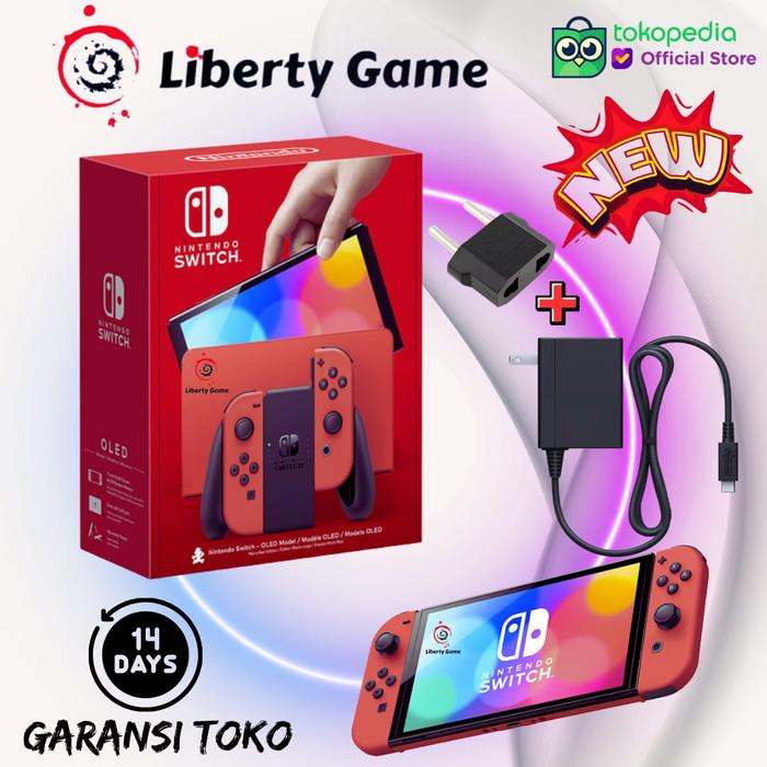 Gambar Nintendo Switch OLED Console Joystick Joystick Joystick Joystick - JPN Mario Red dari Liberty Game Store undefined Tokopedia