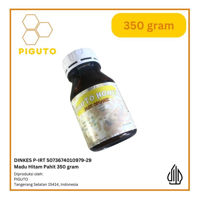 Gambar Madu Hitam Pahit PIGUTO 350 Gram dari Madu Piguto undefined Tokopedia