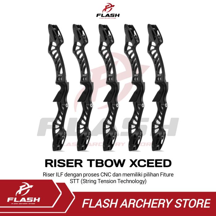 Gambar Riser Panahan Recurve ILF TBOW XCEED CNC Machined - Hitam (25"), Standard ILF dari Flash Archery Store undefined Tokopedia