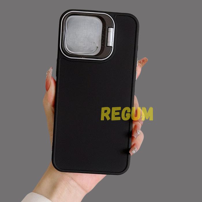 Gambar Soft Case Infinix Hot 40 / 40 Pro TPU Silikon Silicone Lens Small Holder Protective Cover Phone - Hitam dari Regum Store_NEW undefined Tokopedia