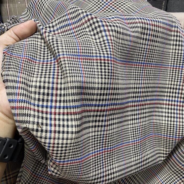 Gambar Kain Blazer Celana Semi Wool Motif Kotak Bahan Semi Wool Motif Kotak - 08 dari Beranda Textile undefined Tokopedia