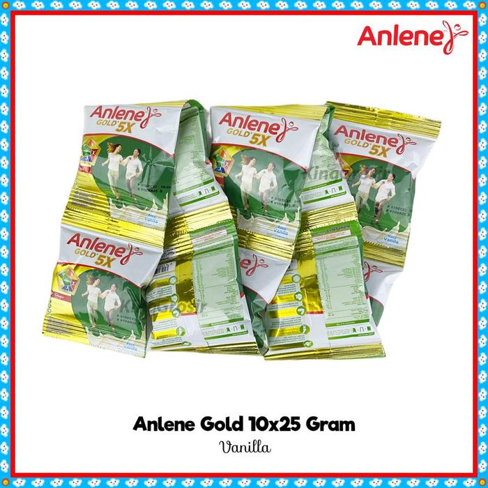 Gambar Susu Anlene Nutrisi Tulang Kemasan Renceng Isi 10 Sachet - Gold Vanila 10 dari King Grosir Murah undefined Tokopedia