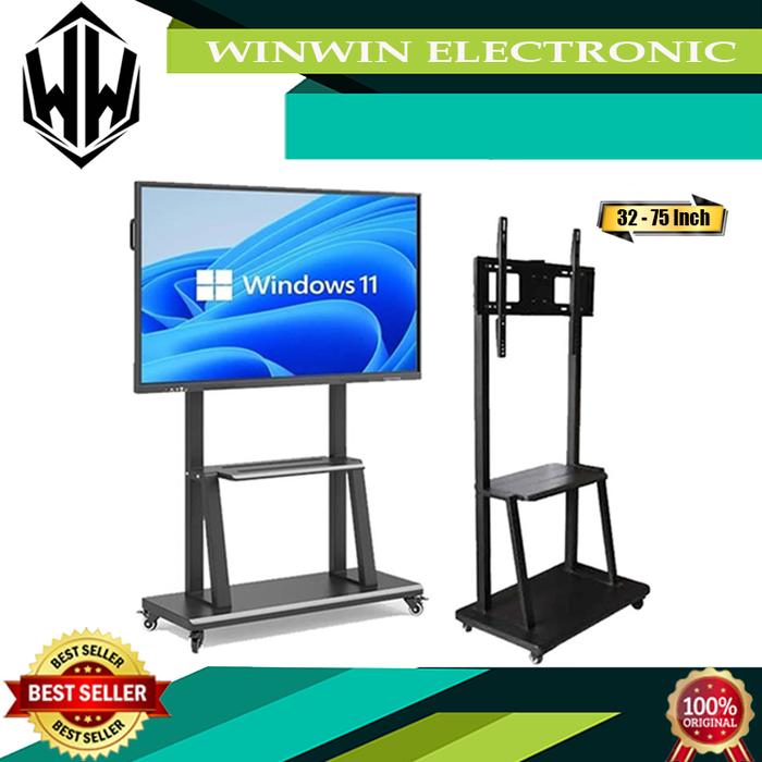 Tv Roda Jual Bracket Standing TV Roda Dorong YD 1800 YD1800 40 inch sampai 90 ...