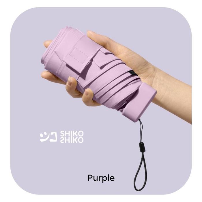 Gambar PYGCS ANTI UV MINI UMBRELLA WITH COVER BAG PAYUNG LIPAT MINI DAN RINGAN DENGAN TAS CANTIK PAYUNG JEPANG COMPACT KOMPEK COCOK JADI HAMPERS GIFT SOUVENIR - Purple dari Lateshoop undefined Tokopedia