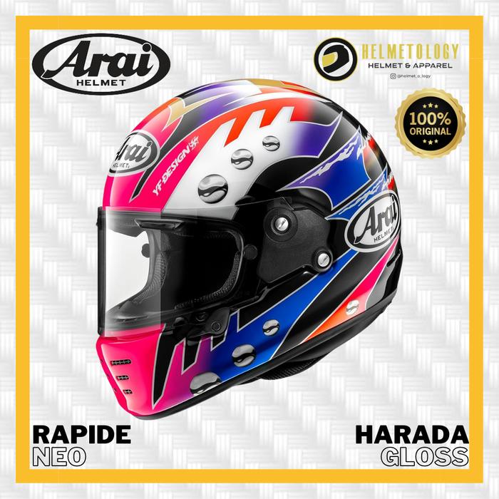 Arai Rapide Neo Arai Modular Arai SNI Rapide Neo Helm Full Face