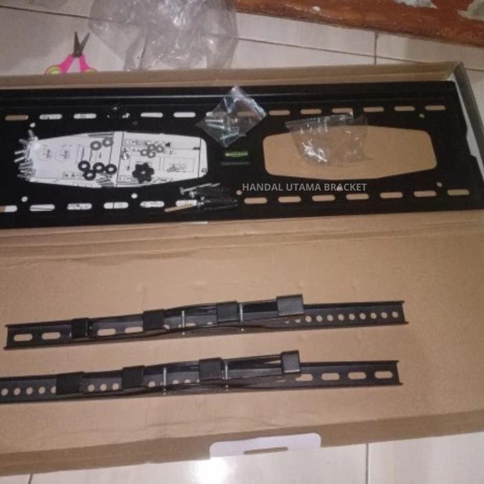 Gambar BRACKET BRAKET BREKET TV 50 55 60 65 70 75 80 85 90 95 100 110 INCH TV UKURAN BESAR TILT WALL MOUNT - V1 50-80 INCH dari Handal Utama Bracket undefined Tokopedia
