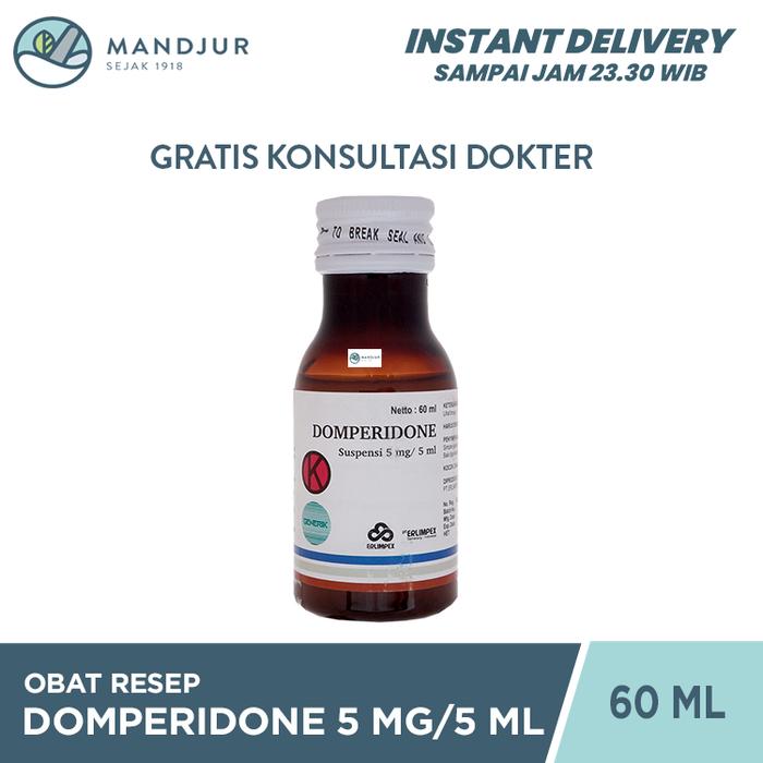 Gambar Domperidone 5mg/5ml Syrup 60 ml dari Apotekmandjurofficial undefined Tokopedia