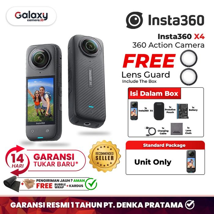 Gambar Insta360 X4 8K Action Camera AI Insta 360 X 4 A.I Garansi Resmi - StandardPackage dari Galaxy Camera undefined Tokopedia