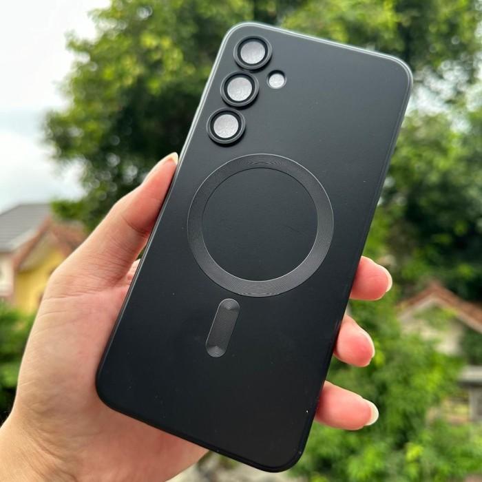 Gambar Samsung galaxy A16 5G / A15 5G 4G / A05s Soft Case MagSafe magnet wireless graduation matte feel Casing cover - Hitam, A05s dari Lukman prayetno undefined Tokopedia