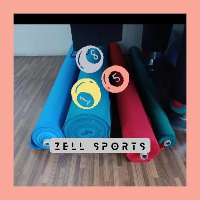 Gambar ZELL SPORTS KAIN / KARPET LAKEN MEJA BILLIARD / BILYAR 9 FEET BALI - Biru, 8 Feet dari ZELL SPORTS undefined Tokopedia