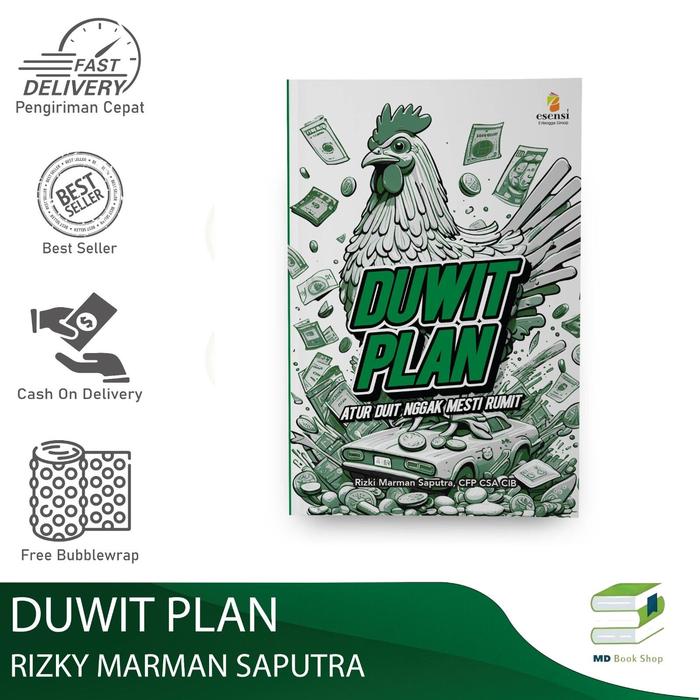 Gambar BEST SELLER ORIGINAL BUKU DUWIT PLAN: ATUR DUIT NGGAK MESTI RUMIT - RIZKY MARMAN - ESENSI dari MD Book Shop undefined Tokopedia