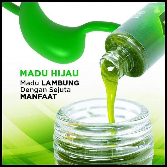 Gambar Madu Promo 4 Botol Madu Hijau Asli - Obat Sakit Asam Lambung / Maag / Gerd Original Best Quality dari gulapasirr undefined Tokopedia