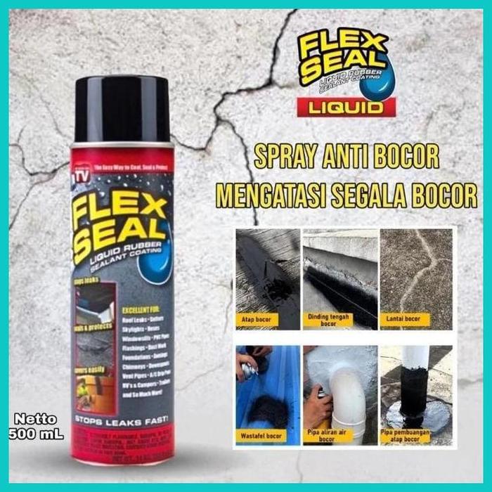 Gambar Sealant Spray Anti Bocor Flex Seal Pelapis Atap Rubber Ember Tangki Murah dari JAMUR heppy157 undefined Tokopedia