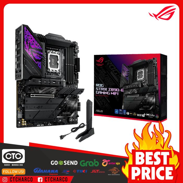 Motherboard Asus Rog Strix Z890-e Gaming Wifi Mobo Atx Intel Lga 1851 Ddr5