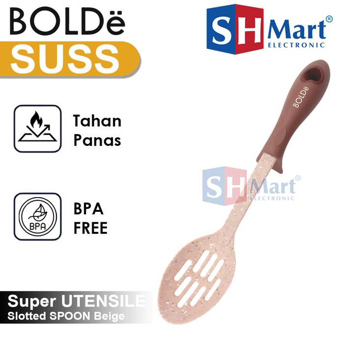 Gambar BOLDE SPATULA ALAT MASAK SUPER UTENSILE SUTIL SODET FOOD GRADE (MEDAN) - SLOTTED SPOON dari SHMART ELECTRONIC undefined Tokopedia