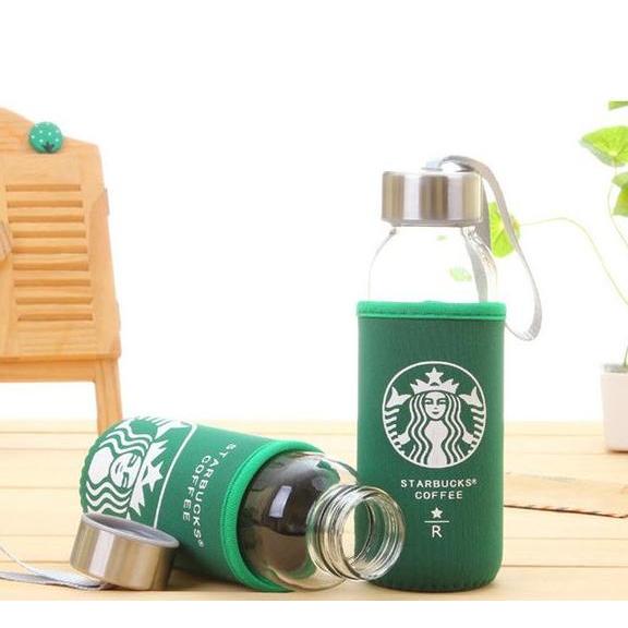 Gambar Ready Siap Kirim!! BOTOL KACA STARBUCKS, Botol terbuat dari kaca sehingga tidak ada lagi bau plastik, bau sabun, bau bekas minuman lain dan tahan panas. Cocok untuk air minum, kopi, teh, juice, Asi, dll dari Bubble&amp;bliss undefined Tokopedia