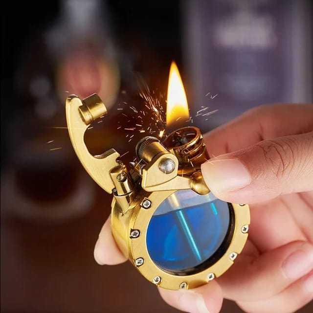 Gambar Korek api VINTAGE RETRO LIONTIN GEN 2 Klasik Retro Transparant Sumbu Minyak Vintage Oil Lighter Giftbox - GOLD dari Wijaya Store 54 undefined Tokopedia