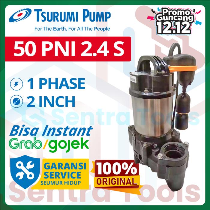 Gambar Pompa Celup Submersible Tsurumi 50 PNI 2.4 S Otomatis dari Sentra Tools undefined Tokopedia