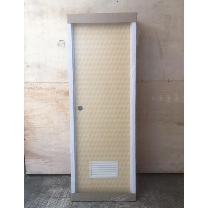 Gambar Pintu Pvc Kamar Mandi Wc Toilet Putih Cream Biru Urat Kayu Abu Pink Hijau Ji - Putih gading dari Syuban Storer undefined Tokopedia
