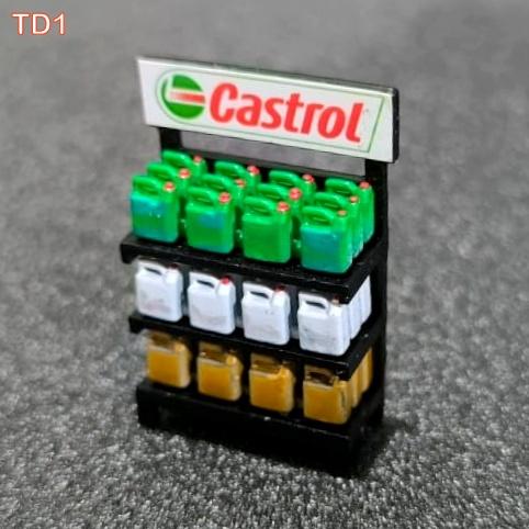 Castrol Epod Rack Jual OIL RACK for DIORAMA with DETAILING PARTS 1/64 - TD1 CASTROL ...