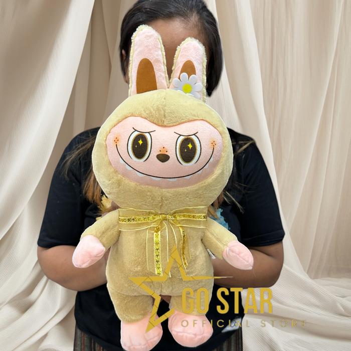 Gambar Ready Boneka Viral Labubu Premium Plush Toys Soft The Monsters Exciting Macarone Kawai - Gold, Labubu XL dari GoStar_Official undefined Tokopedia