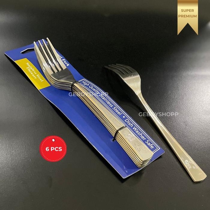 Gambar Sendok Makan / Garpu Makan Stainless Steel Premium - GARPU MAKAN, [BUNGA 1PACK] dari Geboyshopp_NEW undefined Tokopedia