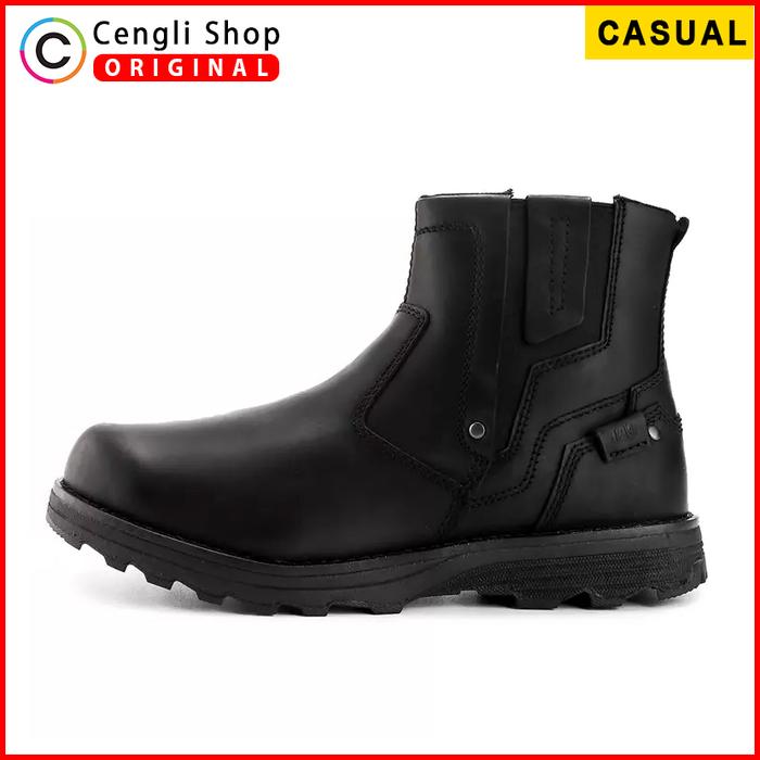 Jual CATERPILLAR SEPATU BOOT KASUAL PRIA ORIGINAL LEATHER ASLI ORI
