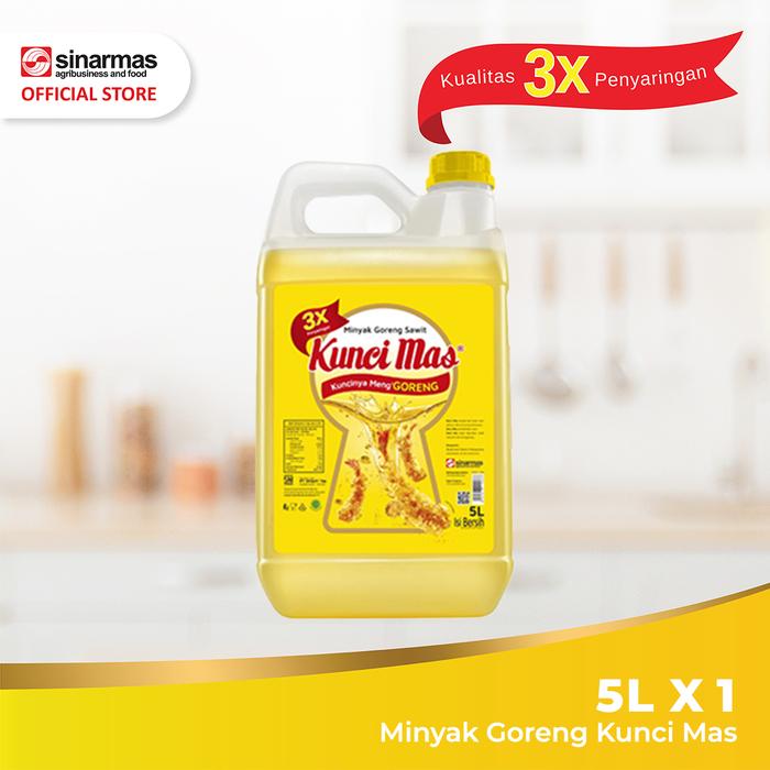 Gambar Kunci Mas Minyak Goreng Jerigen 5 Liter dari Sinarmas Official Store undefined Tokopedia