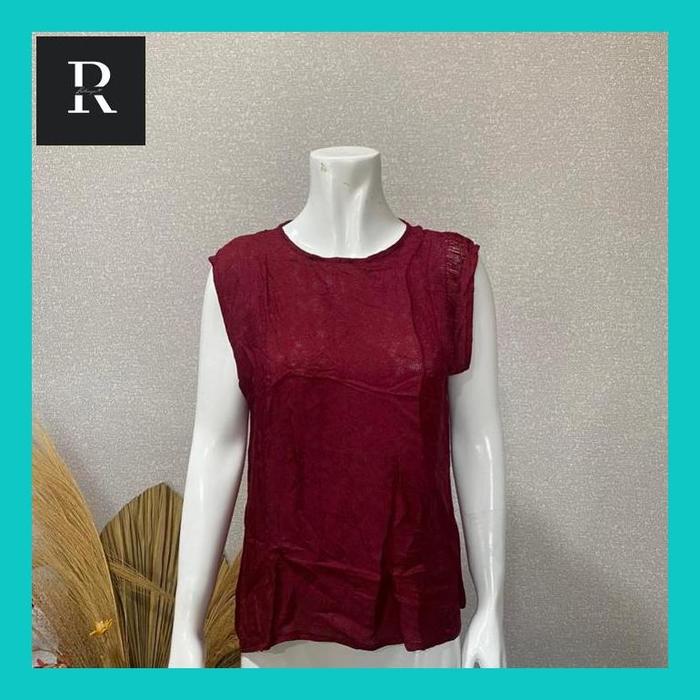 Gambar Rust_ Inner / Dalaman Batik Viscose By Firda - Maroon dari Rustianya77 undefined Tokopedia