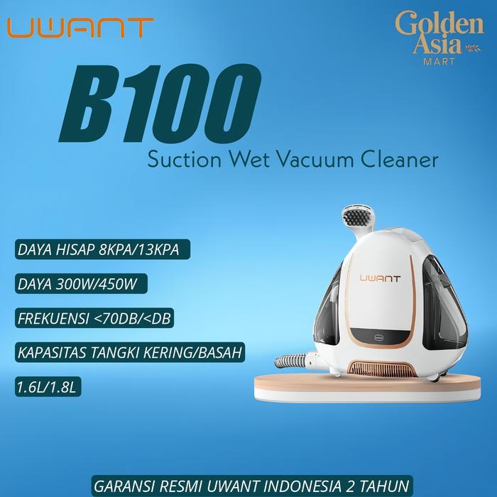 Gambar UWANT B100 Suction Vacuum Cleaner mesin pembersih kain multifungsi dari Golden Asia Mart undefined Tokopedia