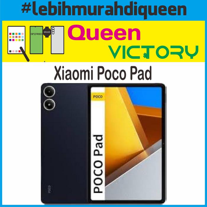 Gambar Xiaomi Poco Pad 8/256 Garansi Resmi XIAOMI INDONESIA - Biru, Tab Only dari Queen Marina undefined Tokopedia