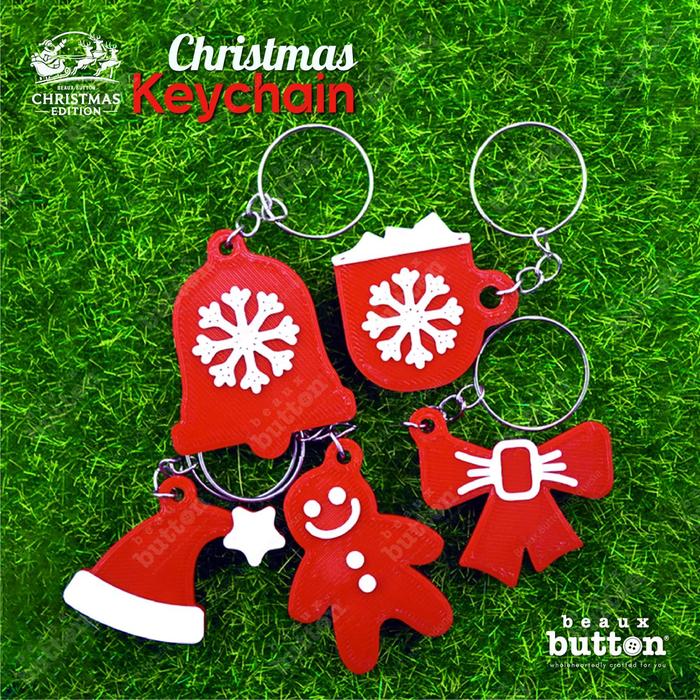Gambar GANTUNGAN KUNCI ORNAMEN KHAS NATAL CHRISTMAS KEYCHAIN dari BeauxButton undefined 3 Tokopedia