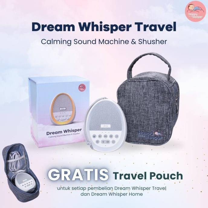 Gambar NEW Dream Whisper Calming Sound White Noise Machine Baby Shusher - DW Travel, Non Gift Bag dari VERVE VITALITY undefined Tokopedia