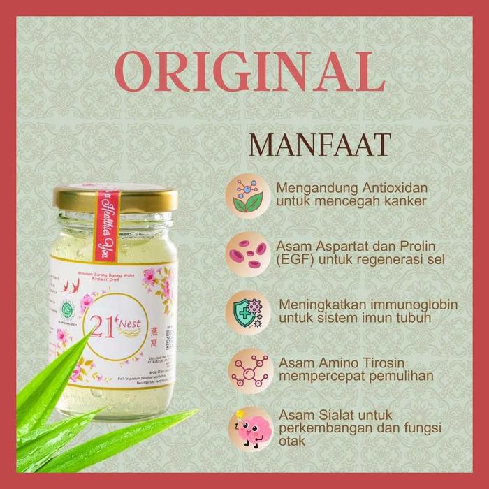 Gambar 21Nest GOLD (9 X 75 ML) Minuman Sarang Burung Walet - Original, Normal 100% dari 21Nest undefined Tokopedia